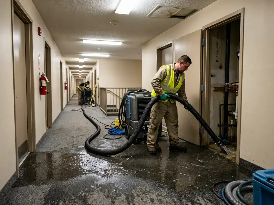 multi-unit-apartment-hallway-f-005 — frequently asked questions, Emergency Burst Pipe Water Extraction & Removal in Crawford…